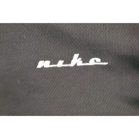 Vintage 2000s Nike East 2 West Zip Up Hoodie XXL Jason Kidd FootAction Black - Picture 2 of 5